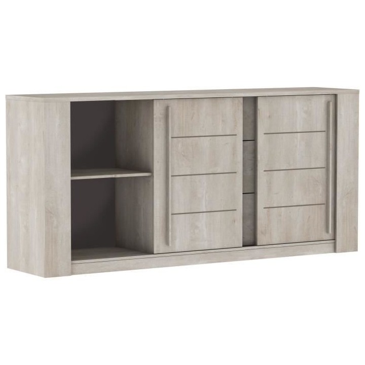 DEMEYERE Ensemble Séjour Table a manger 170 cm + Enfilade 2 portes +