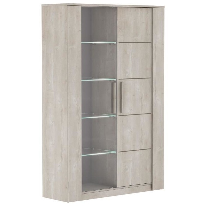 DEMEYERE Ensemble Séjour Table a manger 170 cm + Enfilade 2 portes +