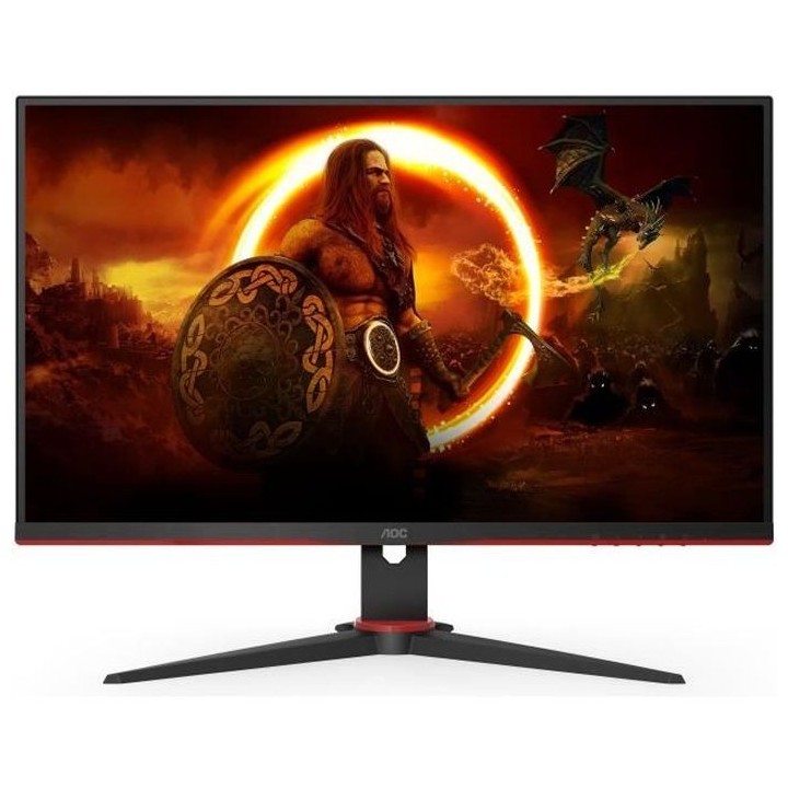 Ecran PC Gamer - AOC - Q27G2E/BK - 27 - Dalle VA - QHD - 1ms - 155Hz -