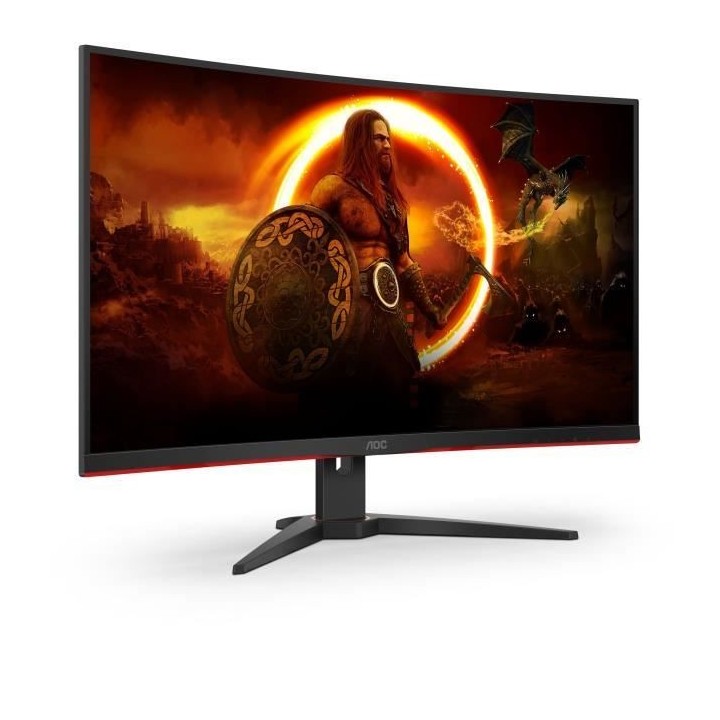 Ecran PC Gamer - AOC - CQ32G2SE/BK - 31,5 VA Incurvé QHD 1ms 165Hz HD