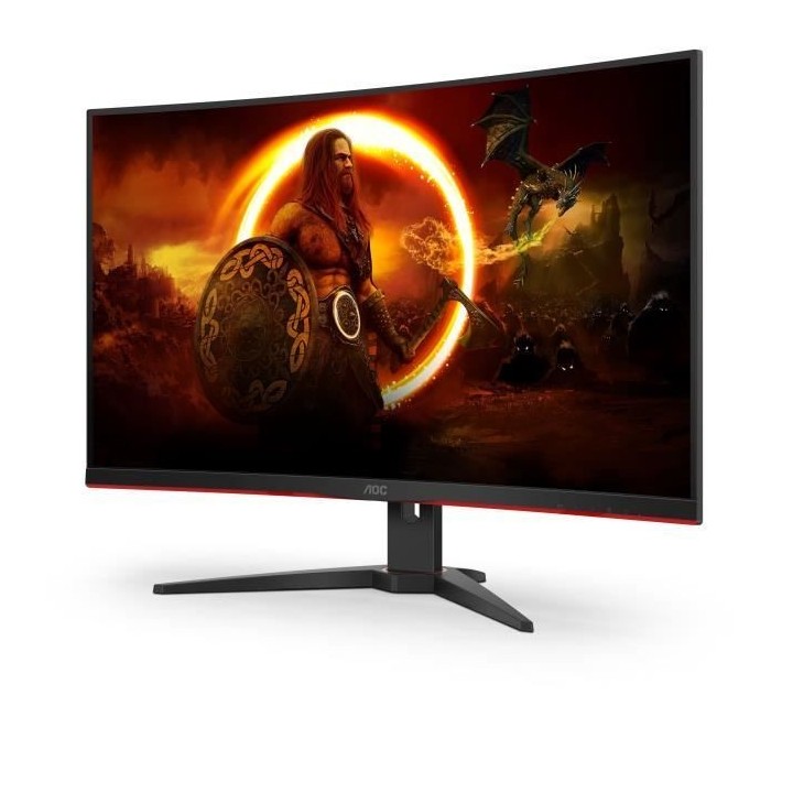 Ecran PC Gamer - AOC - CQ32G2SE/BK - 31,5 VA Incurvé QHD 1ms 165Hz HD