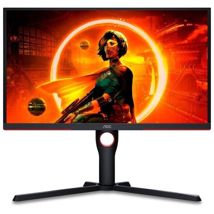 Ecran PC Gaming - AOC - 25G3ZM/BK - 24,5 VA FHD 0,5ms 240Hz HDMI Displ