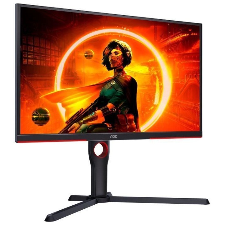 Ecran PC Gaming - AOC - 25G3ZM/BK - 24,5 VA FHD 0,5ms 240Hz HDMI Displ
