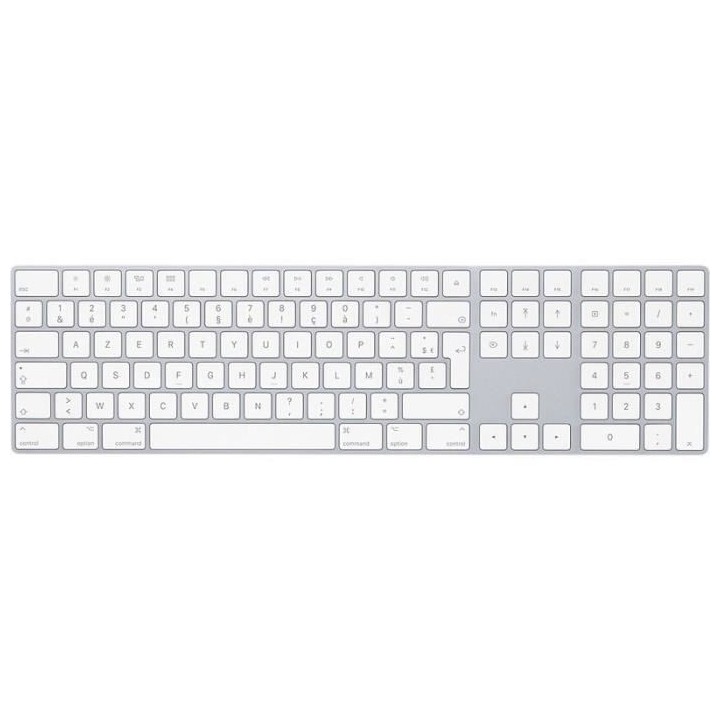 Clavier sans fil Apple Magic Keyboard avec Pavé Numérique MQ052F/A