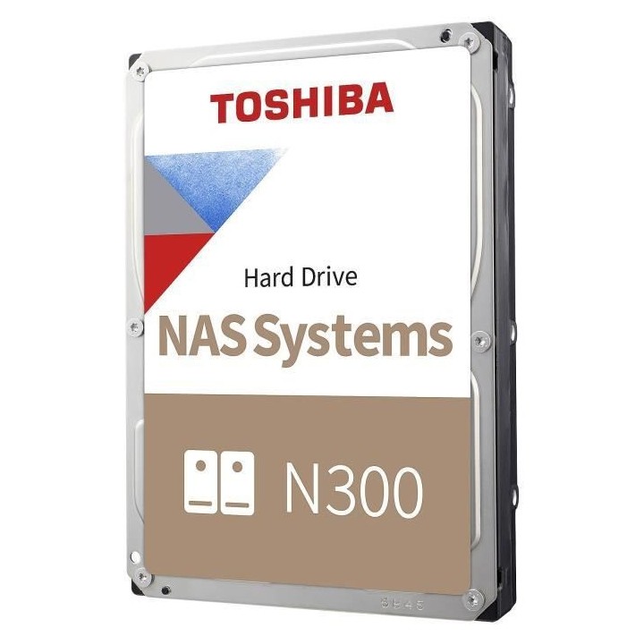 Disque Dur Interne - TOSHIBA - NAS N300 - 4To - 7200 tr/min - 3,5 (HDW