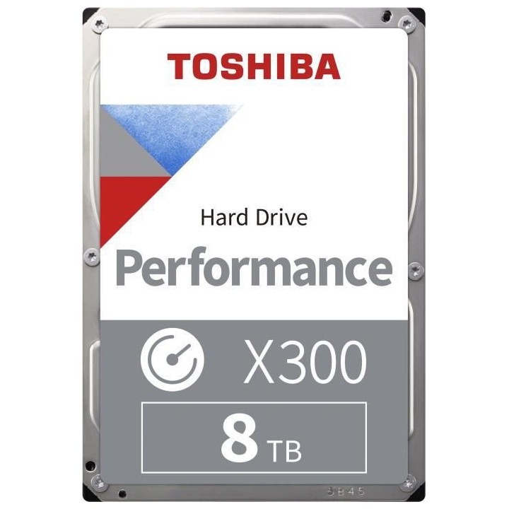 Disque Dur Interne - TOSHIBA - X300 - 8To - 7200 tr/min - 3.5 Boite Re