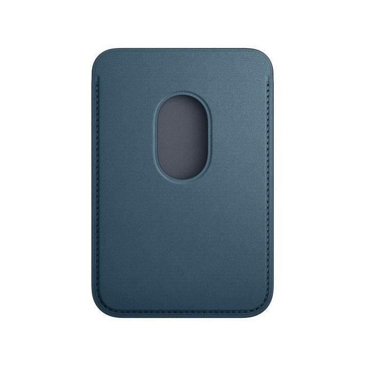 APPLE Porte-cartes tissé fin pour iPhone - Bleu Pacifique