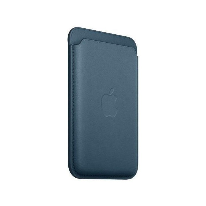 APPLE Porte-cartes tissé fin pour iPhone - Bleu Pacifique