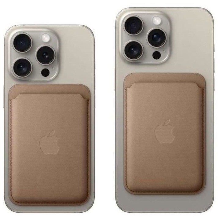 APPLE Porte-cartes finement tissé pour iPhone - Evergreen