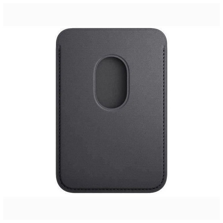 APPLE Porte-cartes iPhone finement tissé - Noir