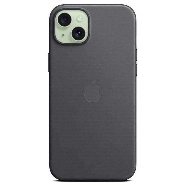 APPLE Coque FineWoven pour iPhone 15 Plus avec MagSafe - Noir