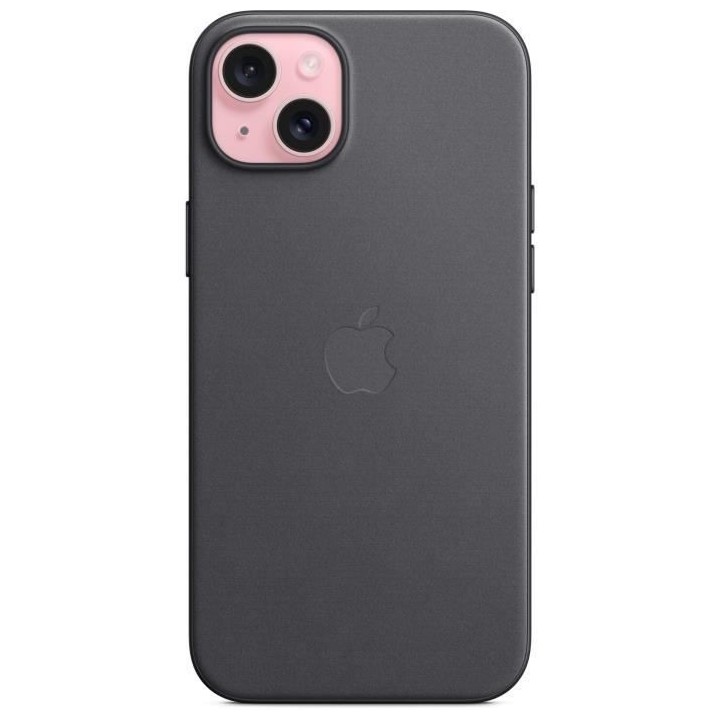 APPLE Coque FineWoven pour iPhone 15 Plus avec MagSafe - Noir