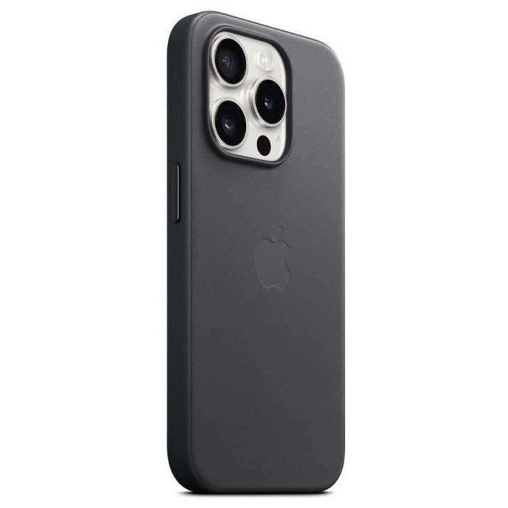 APPLE Coque FineWoven pour iPhone 15 Pro avec MagSafe - Noir