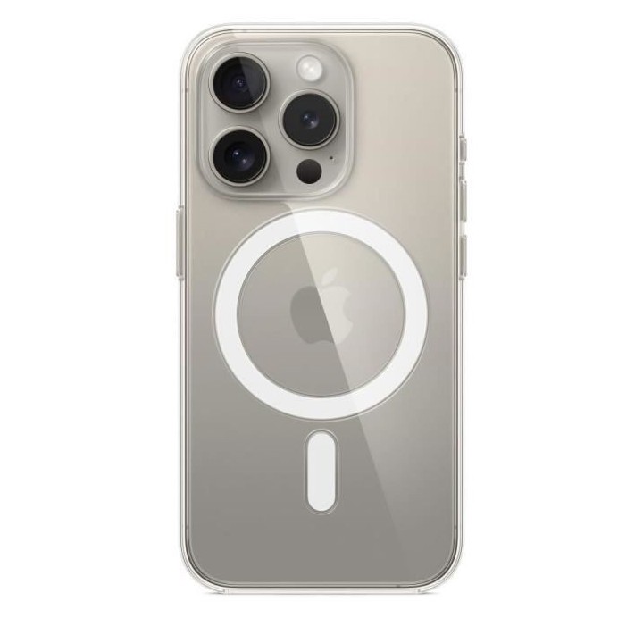 APPLE Coque transparente pour iPhone 15 Pro avec MagSafe