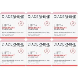 DIADERMINE Lift+ Sublimant - Creme Soin de Jour - Anti-Rides Ultra Fermeté - 50 ml - Lot de 6