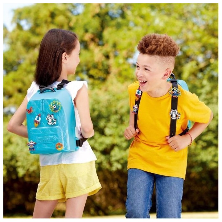 Jeu de perles a repasser - AQUABEADS - 31993 - Sac-a-dos créatif DX