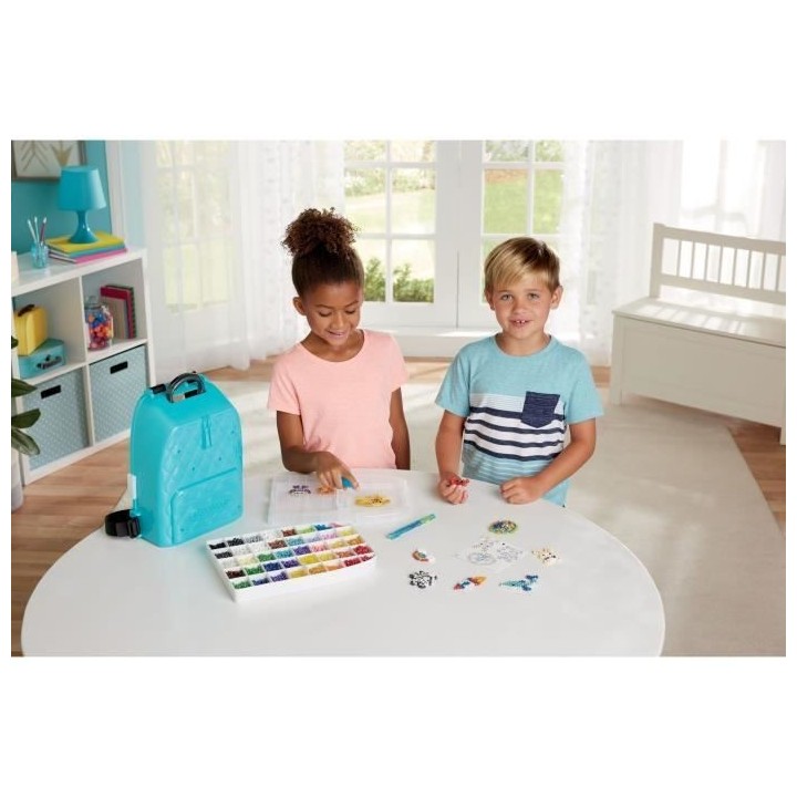 Jeu de perles a repasser - AQUABEADS - 31993 - Sac-a-dos créatif DX
