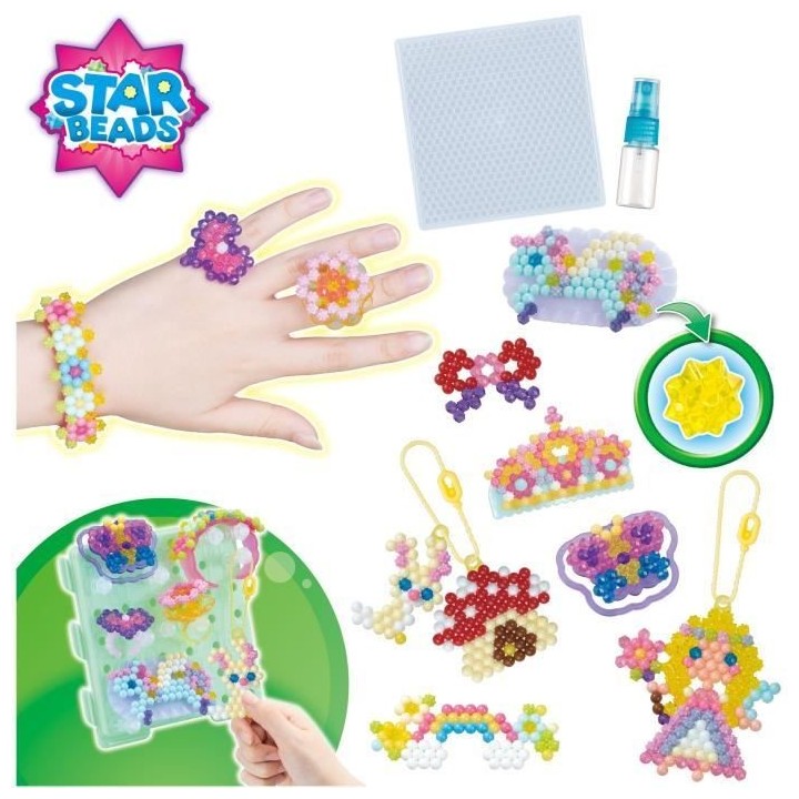 Coffret AQUABEADS - Mes accessoires féériques a créer - 820 perles