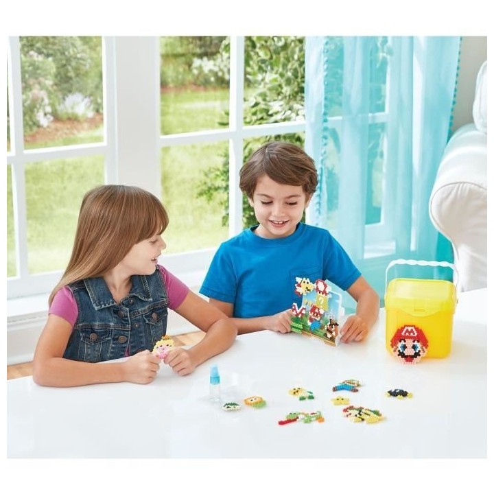 Aquabeads - La box Super Mario - Jouet - Vert - Licence Super Mario -