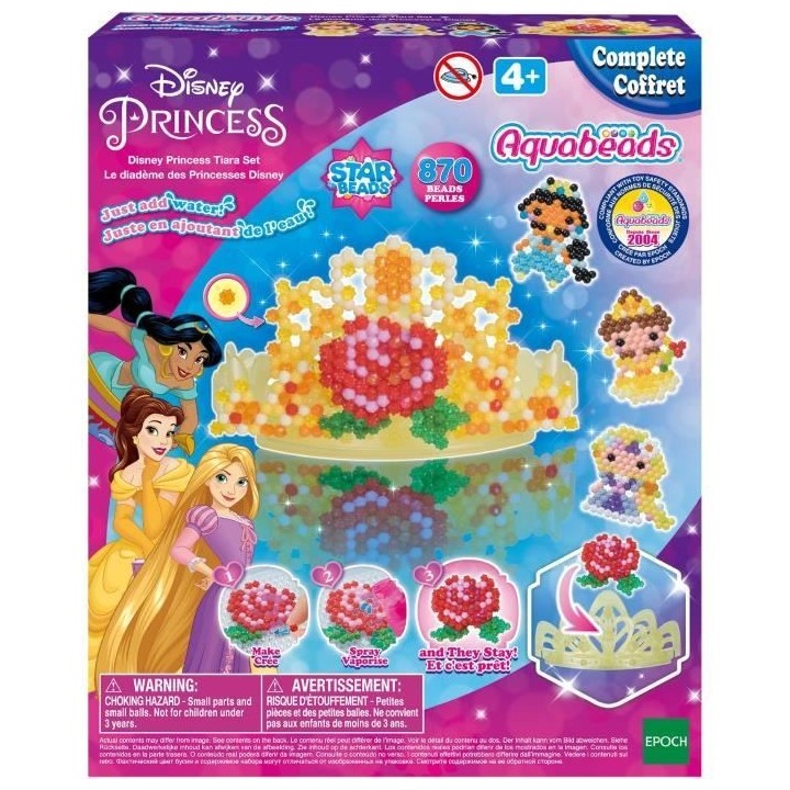 Jeu de perles a repasser - AQUABEADS - Diademe Princesses Disney