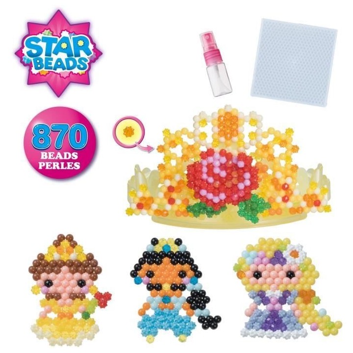 Jeu de perles a repasser - AQUABEADS - Diademe Princesses Disney