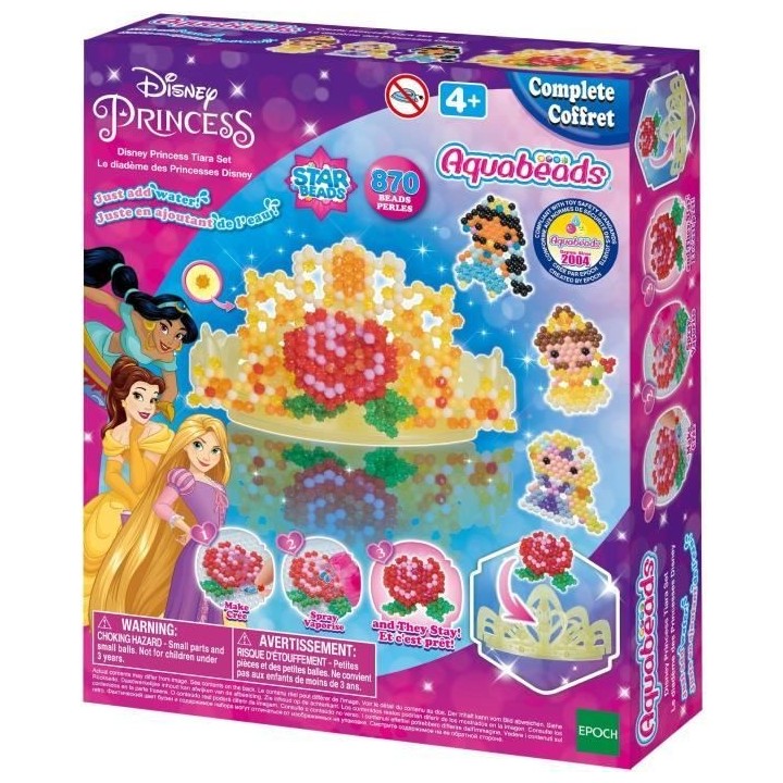 Jeu de perles a repasser - AQUABEADS - Diademe Princesses Disney