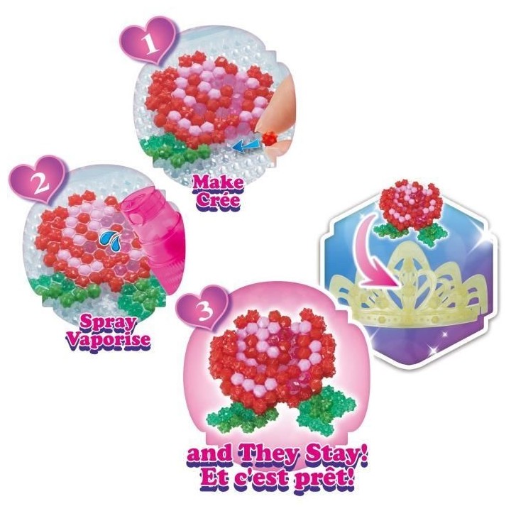 Jeu de perles a repasser - AQUABEADS - Diademe Princesses Disney