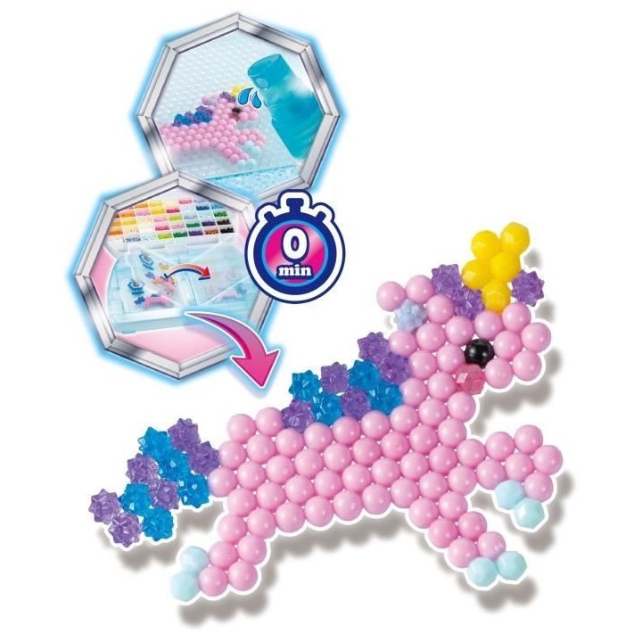 Mallette d'artiste - AQUABEADS - 31914 - 1400 perles multicolores