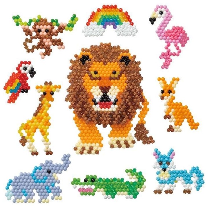 Coffret de perles a repasser - AQUABEADS - Balade en savane - 1000 per