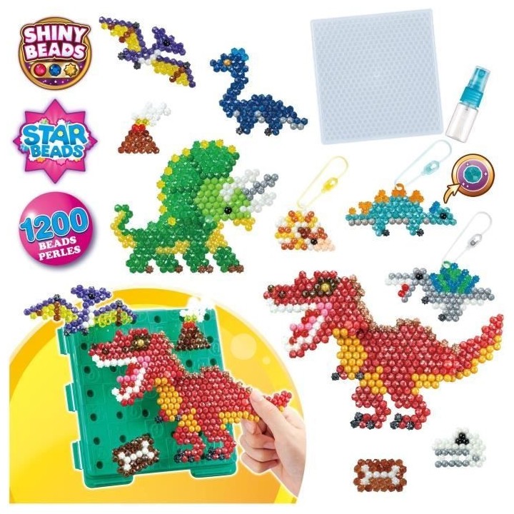 Aquabeads - La Terre des Dinosaures - Perles créatives pour enfants