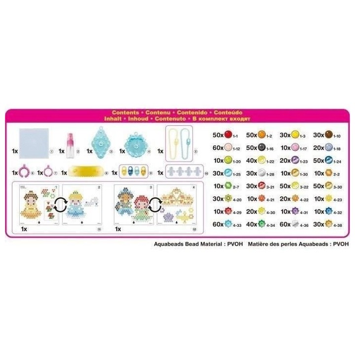 Aquabeads - Mes accessoires de Princesses Disney