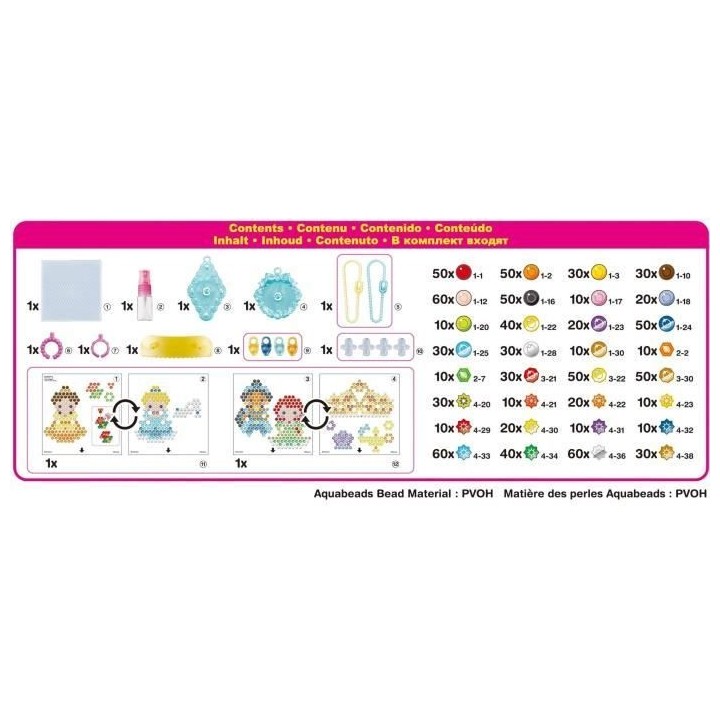 Aquabeads - Mes accessoires de Princesses Disney
