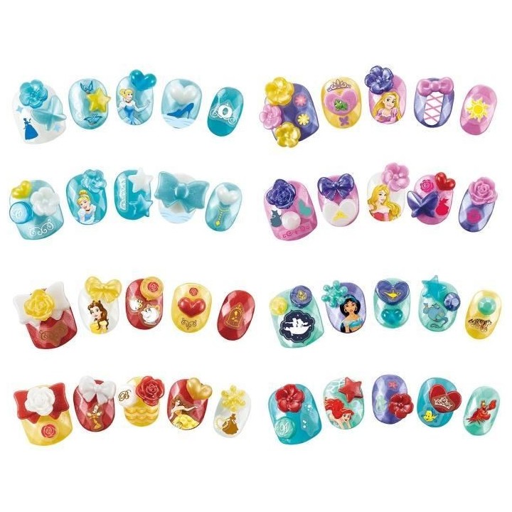 Aquabeads - Nail Studio Princesses Disney - Ongles qui collent avec de