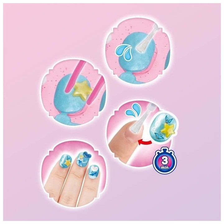 Aquabeads - Nail Studio Princesses Disney - Ongles qui collent avec de