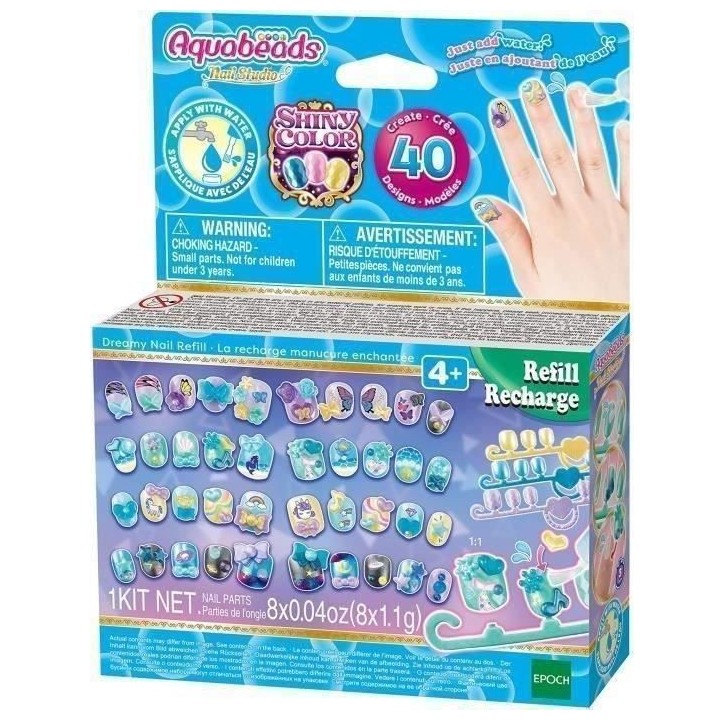 Recharge Manucure Enchantée - Aquabeads - Ongles qui collent avec de