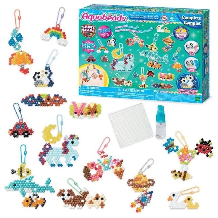 Coffret création - AQUABEADS 35025 - Mes porte-clés et suspensions