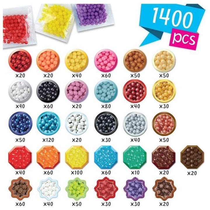 Coffret création - AQUABEADS 35025 - Mes porte-clés et suspensions
