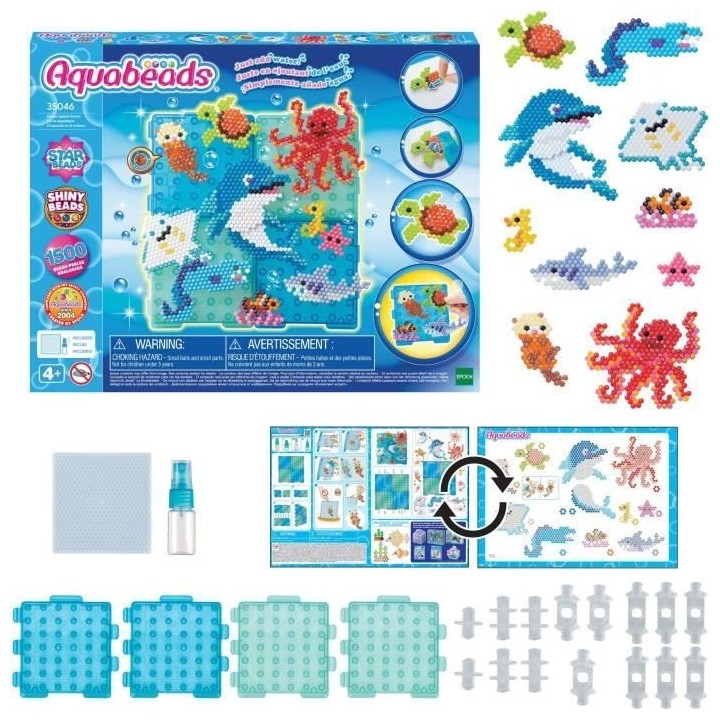 Coffret création - AQUABEADS 35046 - La vie aquatique