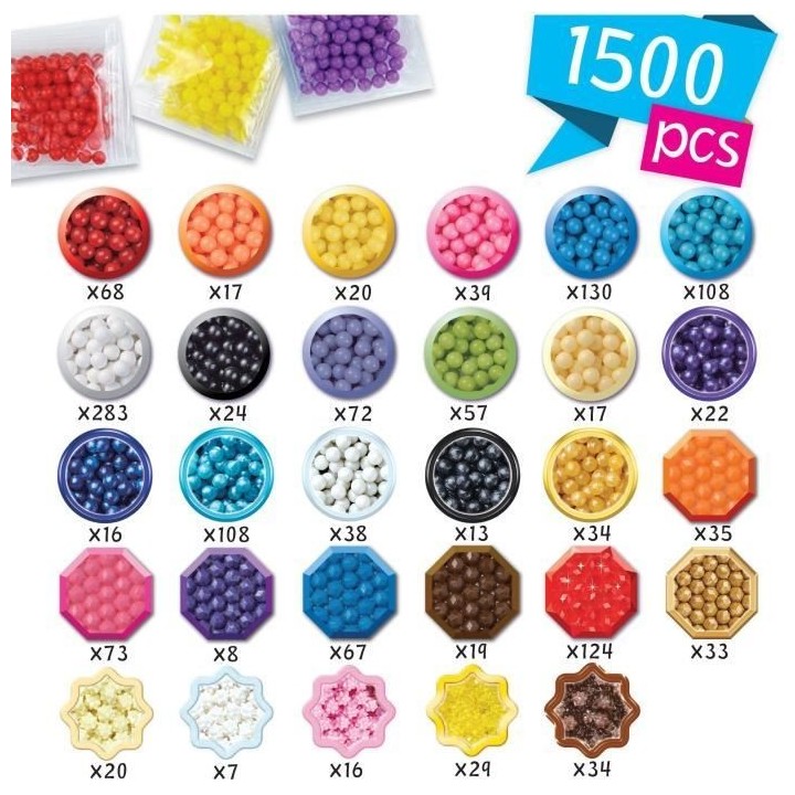Coffret création - AQUABEADS 35046 - La vie aquatique