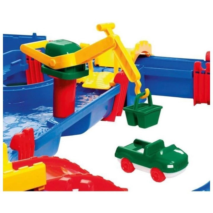 Smoby - Circuit aquatique Mega Bridge Aquaplay - 35 accessoires inclus