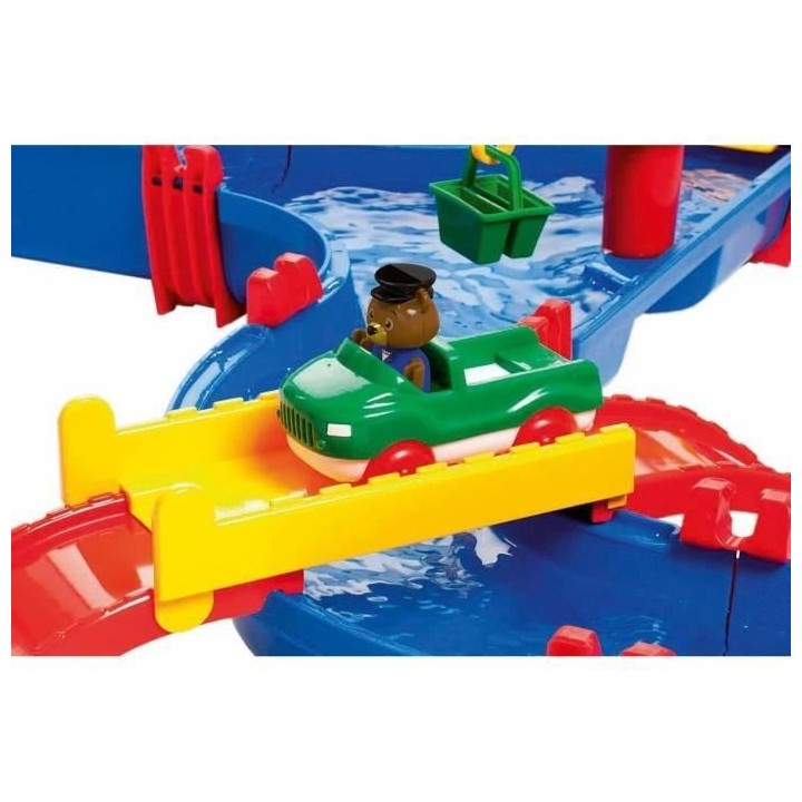 Smoby - Circuit aquatique Mega Bridge Aquaplay - 35 accessoires inclus