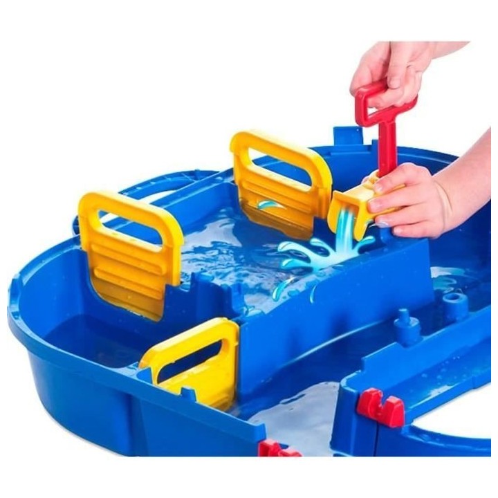 Smoby - Circuit aquatique Mega Bridge Aquaplay - 35 accessoires inclus