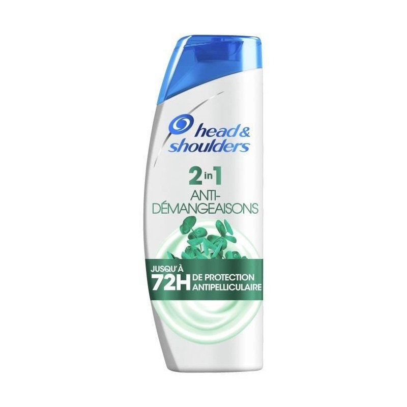 Shampoing Head & Shoulders Cheveux gras Anti-Démangeaisons 2-en-1 480 ml