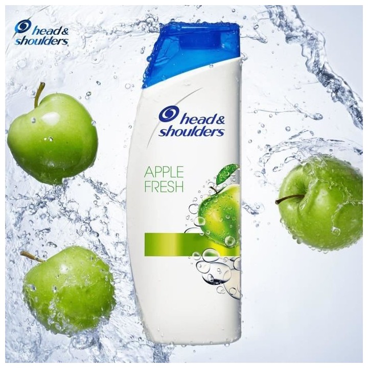 LOT DE 2 - Head & Shoulders Apple Fresh Shampoing 285 mL