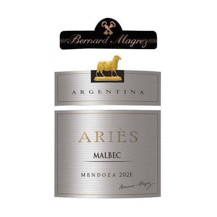 Aries Casa Magrez 2021 Mendoza - Vin rouge d'Argentine