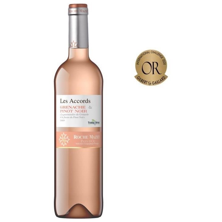Les Accords de Roche Mazet Grenache & Pinot Noir 2022 Pays d'Oc - Vin