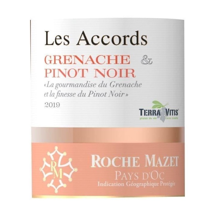 Les Accords de Roche Mazet Grenache & Pinot Noir 2022 Pays d'Oc - Vin