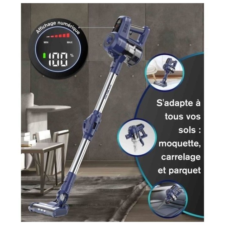 ARTHUR MARTIN AMPA954 Flex - Aspirateur Balai sans fil - 150 W - 0,7 L