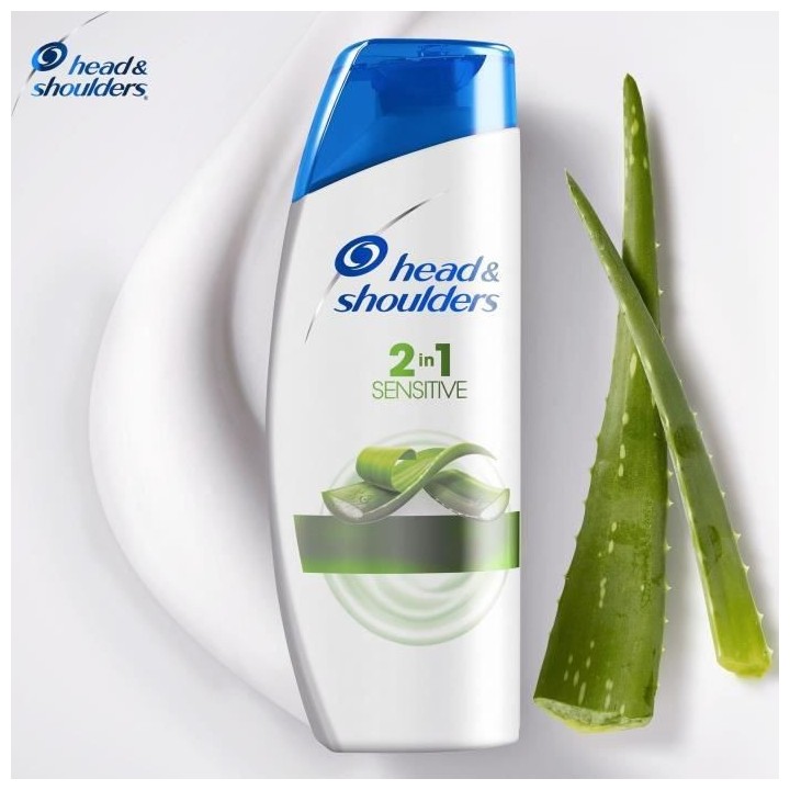 LOT DE 2 - Head & Shoulders Shampoing Sensitive 2 en 1 270 mL