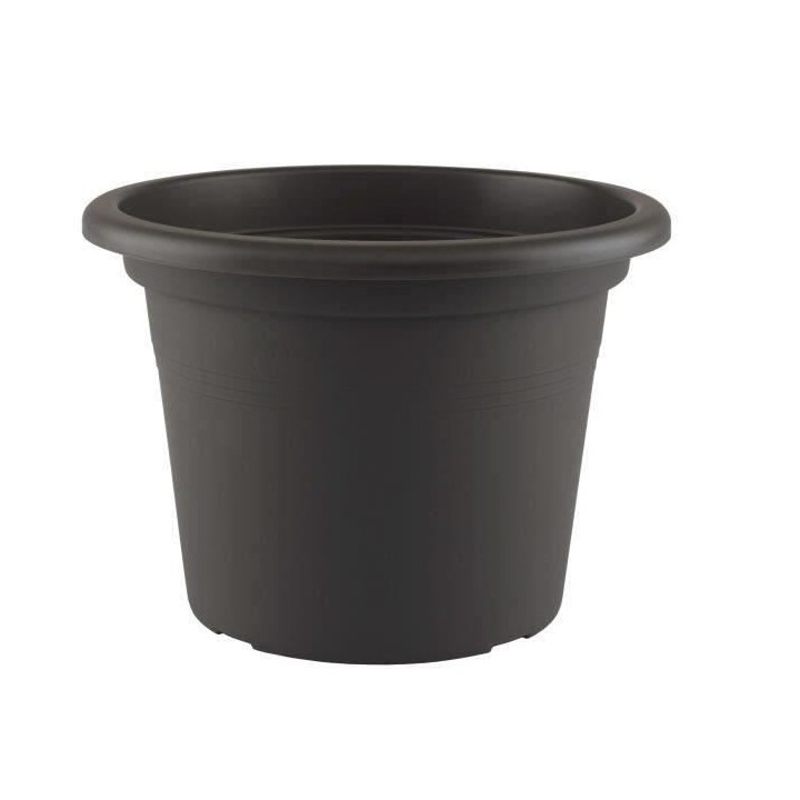 ARTEVASI Pot de fleurs Venezia Cilindro - 50 cm - Gris anthracite